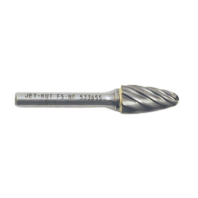 ABD-533655 533655  1/4" JET-KUT ROUND NOSE SHAPE BUR FOR ALUMINUM