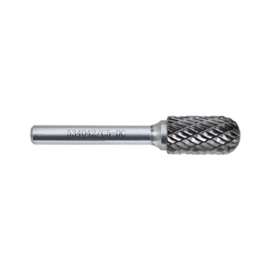 ABD-534042 534042 CARBIDE BUR - DOUBLE CUT 1/4" SHANK ROUND NOSE - 1/2'