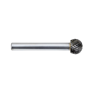 ABD-534057 534057 CARBIDE BUR - DOUBLE CUT 1/4" SHANK - BALL - 1/2"