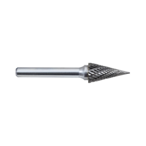 ABD-534174 534174 CARBIDE BUR - DOUBLE CUT 1/4" SHANK - CONE - 3/8"