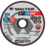 ABF-11T552 WALTER 11T552 5" TYPE 1 ZIP ONE CUT OFF DISC