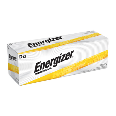 BA1-BATD BATTERY ENERGIZER D ALKALINE EN95 INDUSTRIAL