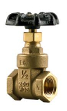 CTS-081830NL 0818-30NL 3 BOSHART#200 BRASS GATE VALVE IP