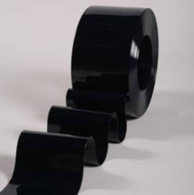 CTS-21SQFTVS222B 21SQFTVS222B 8" X0.080 54" X 50" BLACK VINYL STRIP