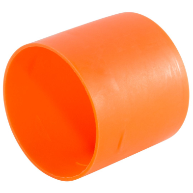 CTS-317036 317-036 tube cap polyet 1 1/2" ID x 1" orange