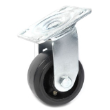 CTS-4SMOLRW PT# 4"SMOLRW 4" SWIVEL MOLDON RUBBER WHEELS