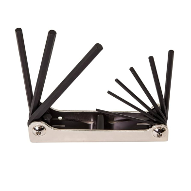 CTS-70591 KLEIN 70591 FOLDING HEX KEY SET, 9 KEYS