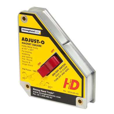 CTS-B000VH804A B000VH804A StrongHand HeavyDuty Magnet Square 160lbs MSA48HD