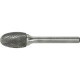 CTS-BL304 BL304 OVAL SHAPED BURR 1/4" SHANK 5/8" HEAD DIA.