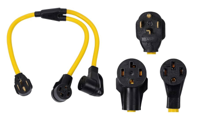CTS-EY1 ENVIROFLEX EY-1 Y connector c/w adapters and 1-1/2  ft.