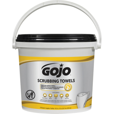CTS-GOJO639802 GOJO 6398-02 SCRUBBING TOWELS, 170 COUNT BUCKET