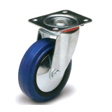 CTS-TGC10300R TGC-10300-R CASTER 3" RIGID BLUE RUBBER, 220 LB. CAPACITY