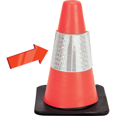 CTS-TGTC1802 IDI TGTC-1802TRAFFIC CONE 18" ORG 4" REFLEC COLLAR 3 LB