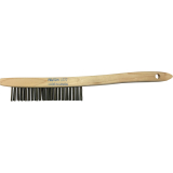 CTS-TT167 TT167 Curved-Handle Scratch Brushes, Brass 14"