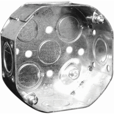 CTS-WB009 WB009 WHITE IRON OCTAGON 4.5 X 1.5 THICK