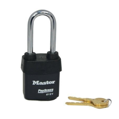 CTS- 6121KD 6121-KD MasterLock Std Shackle Keyed Different Laser Engrave