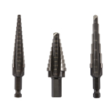 CUB-DSTEP10502ZR UNI-10502ZR STEP DRILL BIT SETS