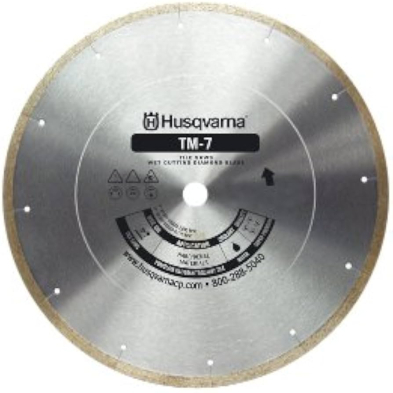 CUE-542761282 HUSQVARNA 542761282 DIAMON BLADE 7" CONTINUOUS RIM TILE