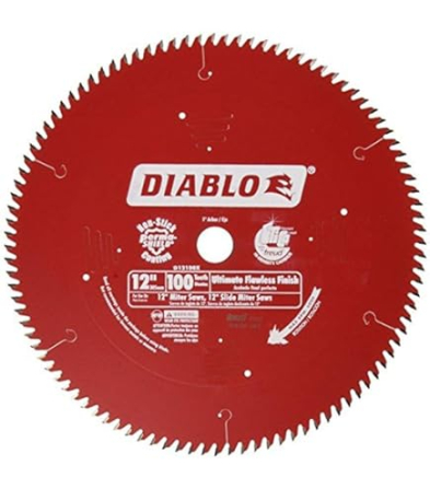 CUE-D1208X D1208X, 12" 80-TEETH FINE GINISH SAW BLADE