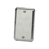 EL1-05267054 052-6705-4 Blank Utility Box Cover, Grey, 4-in