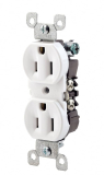 EL1-05272428 052-7242-8  Leviton Duplex Receptacle, White