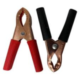 ELP-845000 BATTERY CLAMPS, 50 AMP, BLACK/RED, PAIR