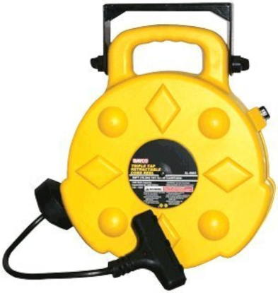 ELP-BAYSL8903 BAYCO 50' 14/3 SJTW TRPL TAP CORD REEL
