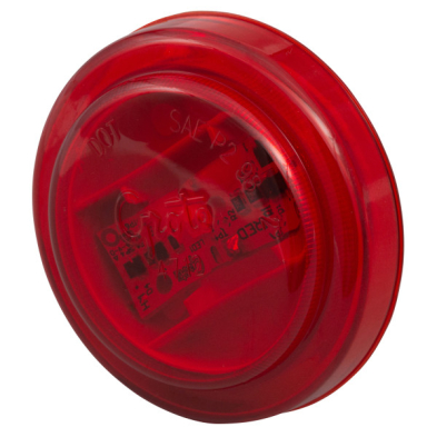 ELP-GROTE47122 GROTE 47122 LED MARKER, 2 1/2" ROUND SEALED, RED
