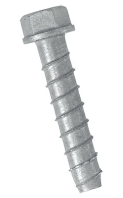 FAB-UTB384 UCAN UTB TORPEDO BOLT GALV 3/8 X 4" BOX/100