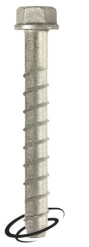 FAB-UTB585 UCAN UTB TORPEDO BOLT GALV. 5/8 X 5" BOX/20