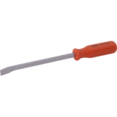  GRAY TOOLS SCREWDRIVER HANDLE PRY BARS- CURVED NICKEL PLATED BLADES