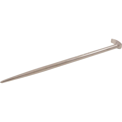  GRAY TOOLS ROLLING HEAD PRY BARS - ROUND SHANK WITH POLISHED POINT - NICKEL PLATE FINISH