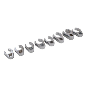 GRY-65908 65908 WRENCH CROW FOOT FLARE NUT 8 PC 1/2" DR