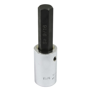GRY-DW18L GRAY #DW18L HEX HD. SKT., 9/16" X 4", 1/2" DR.