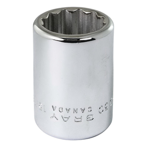GRY-HD30 GRAY #HD30 SOCKET 15/16", 3/4" DR. 12 PT