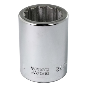 GRY-HD32 GRAY #HD32 SOCKET, 1", 3/4" DR, 12 PT