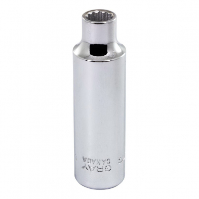 GRY-LT10 GRAY #LT10 SOCKET, 5/16", 3/8" DR, DEEP
