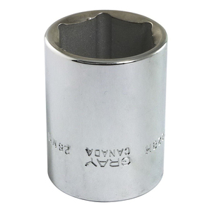 GRY-M1228H GRAY #M1228H SOCKET 28MM, 1/2" DR.