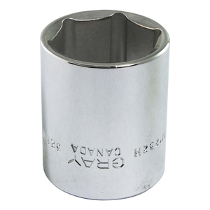 GRY-M1232H GRAY #M1232H SOCKET, 32MM, 1/2"DR