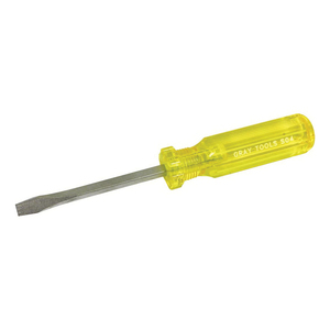 GRY-S04 GRAY #S04 S' DRIVER, SLOTTED, 4"