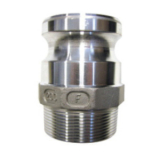 HFG-CGAF2 CGAF-2 (WL074) ALUM. CAMLOCK 2" MALE THREAD TO MALE CAMLOCK