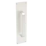 HR1-06925569 06925569 Taymor Door Plate with 9-in Handle - Satin Aluminum