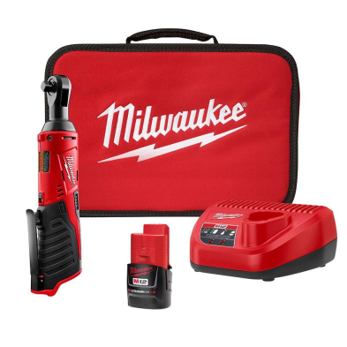 HT1-245721 2457-21 M12  Cordless 3/8" Lithium-Ion Ratchet Kit