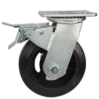 HT1-FA1465W6RB #1465W-6RB 6" SWIVEL CASTER W/BRAKE