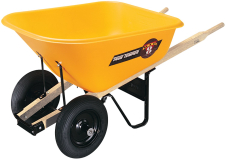 HT1-GABP8 GARANT BP8 CONTRACTOR POLY WHEELBARROW 8 CU. FT., 2 WHEELS