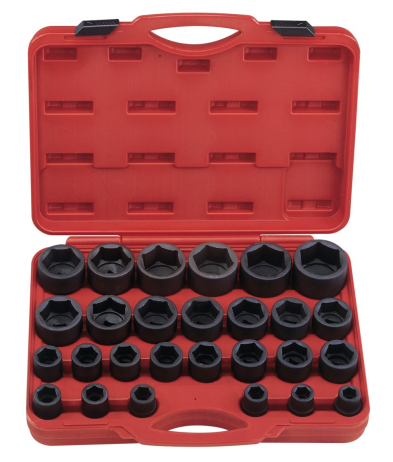 HT1-GE3/4DRDPIMPSKTKIT GENIUS 3/4" DR. DEEP IMPACT SOCKET KIT 3/4" TO 3"
