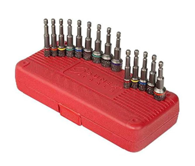 HT1-SUN9933 SUN-9933 G2S 14PC MAGNETIC NUT SETTER SAE/METRIC