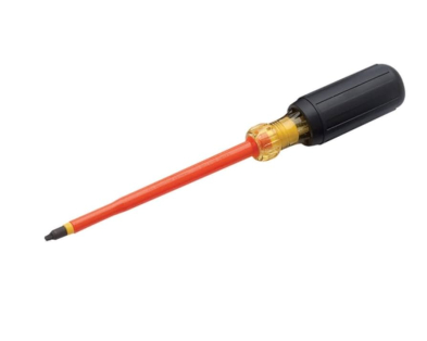 HTD-359690 35-9690, Insulated Screwdriver, #0 square, ¼ x 4"