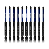 HTD-B0D7J4R4BB B0D7J4R4BB  Facoow 10 Pack Phillips Impact Driver Bits, #3 P