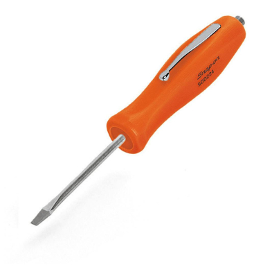 HTD-SDD224O SDD224O Flat Tip Pocket Screwdriver with Magnet (Orange)